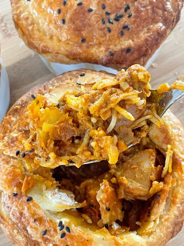 Butter Chicken Pot Pie