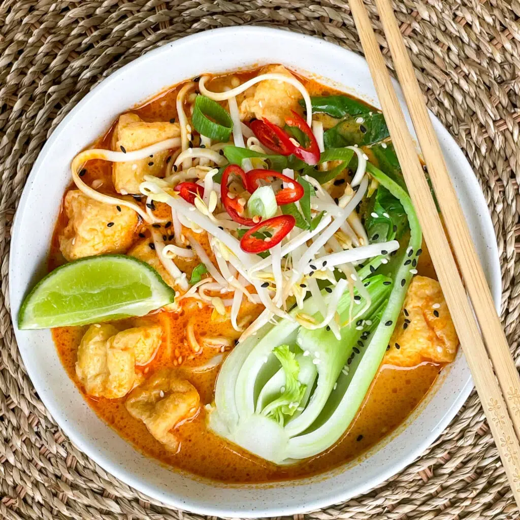 Coconut Red Curry Noodle Soup