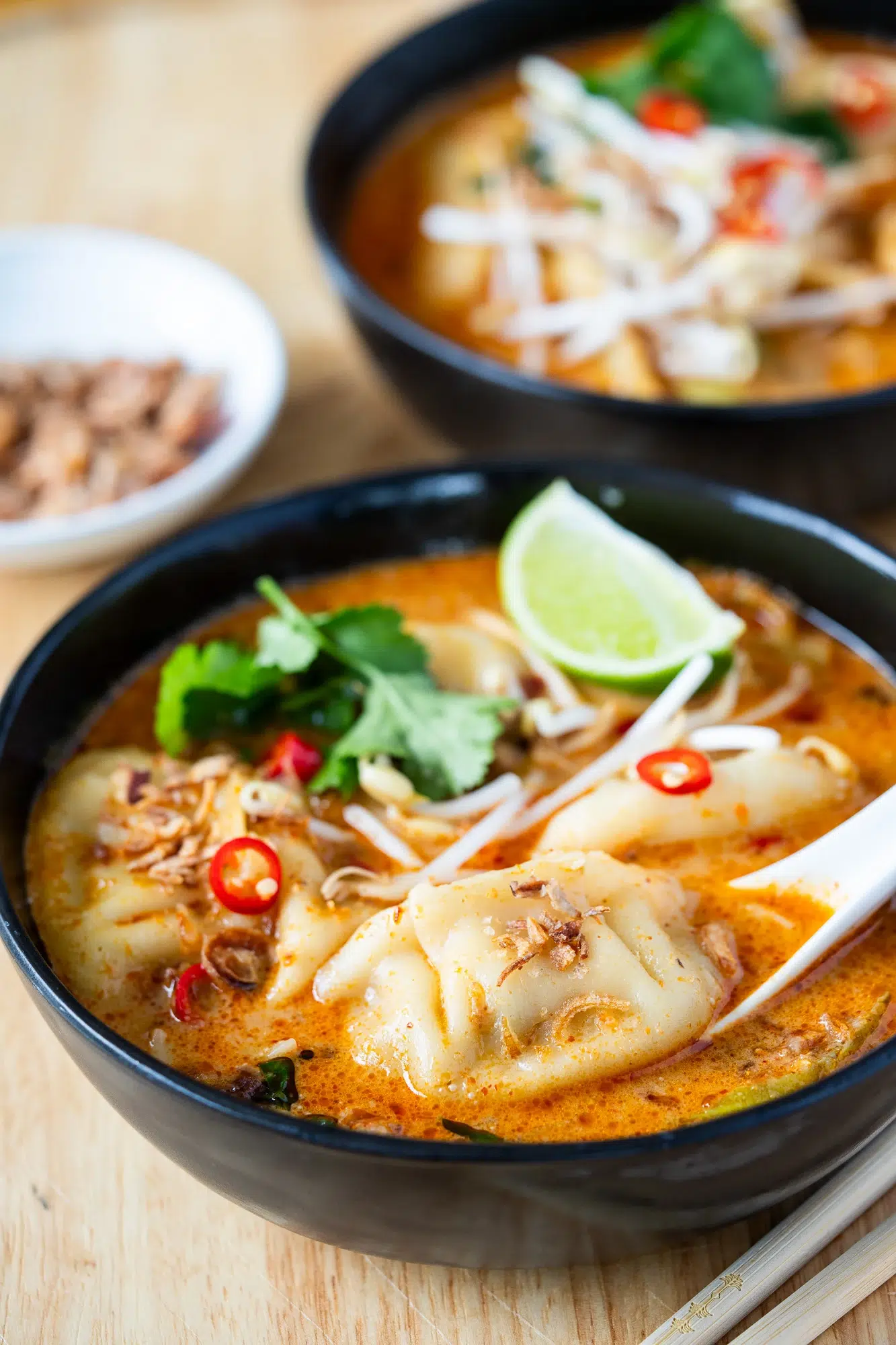 Quick Dumpling Laksa