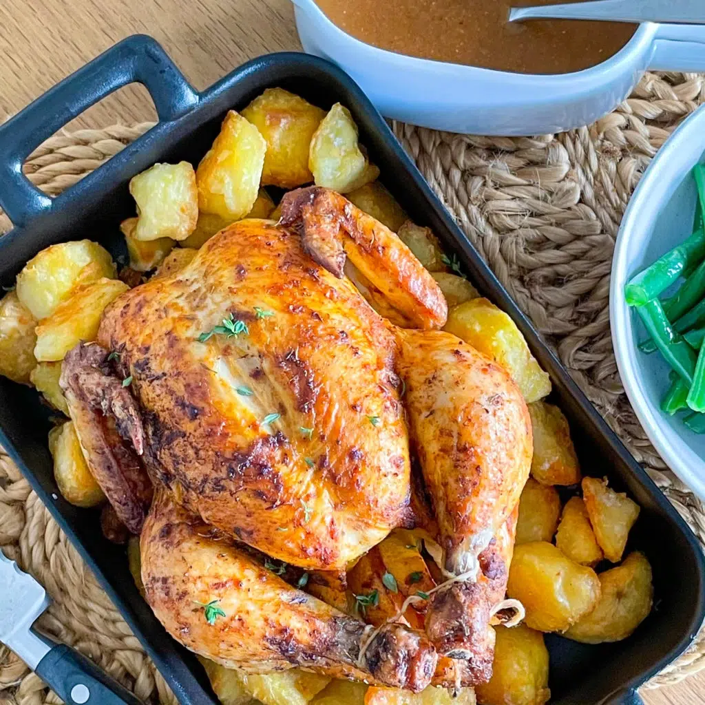 Roasted Chicken with Gravy